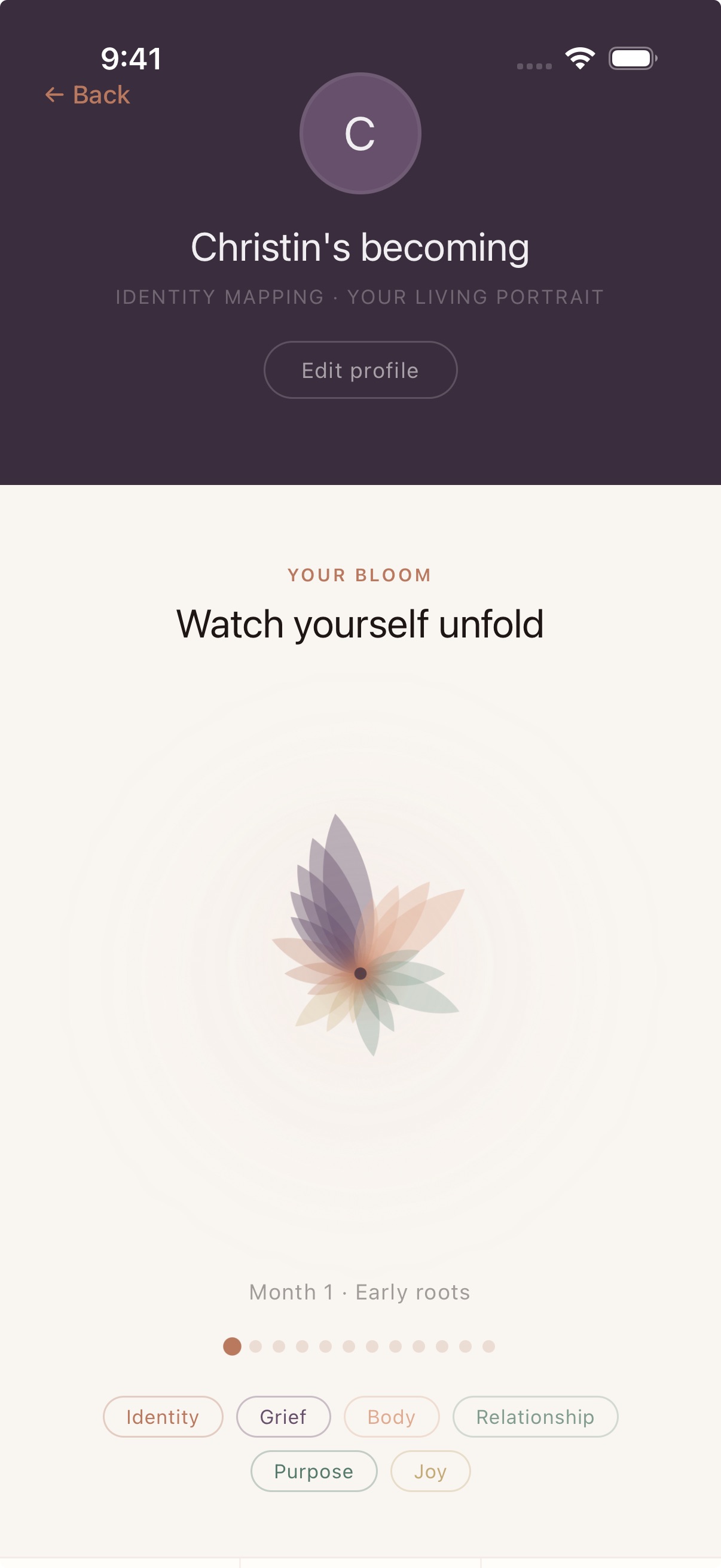 Bloom visual